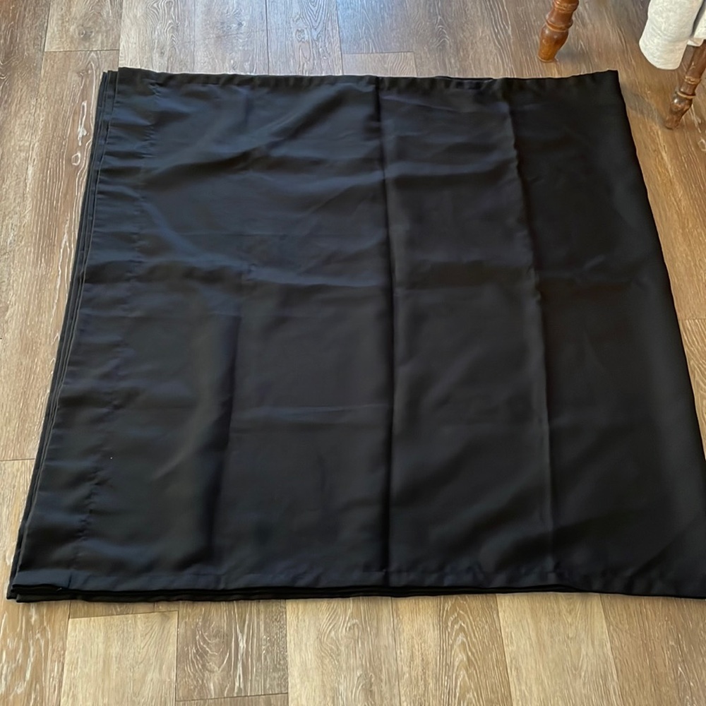 RE Sheer Black Curtains